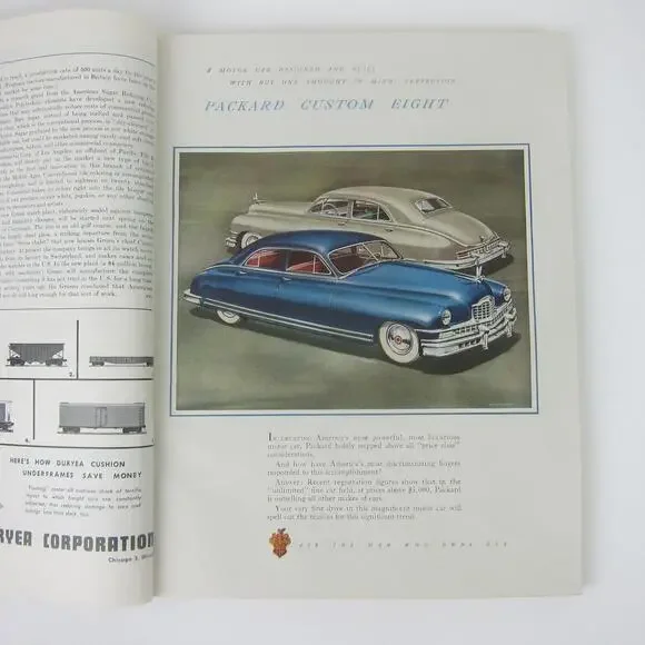 Vintage FORTUNE Magazine November 1948 Oldsmobile, Packard, Lincoln, Zippo Ads - Picture 7 of 16